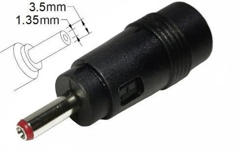 Переходник питания для роутера 5.5x2.1 до 3.5x1.35 мм