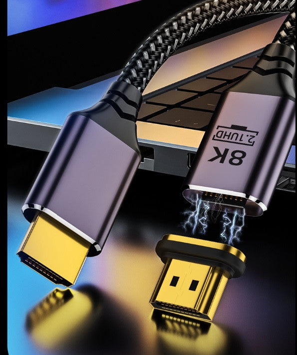HDMI-HDMI кабель UltraHD 2.1 с магнитным коннектором 8K 60HZ 4K 120HZ