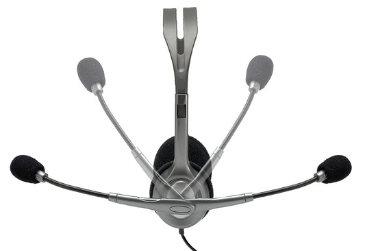 Наушники Logitech H110 Stereo Headset with 2*3pin jacks (981-000271)