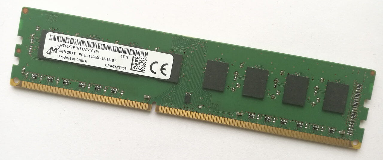DIMM 8Gb DDR3L 1866MHz pc-14900 Micron MT16KTF1G64AZ-1G9P1