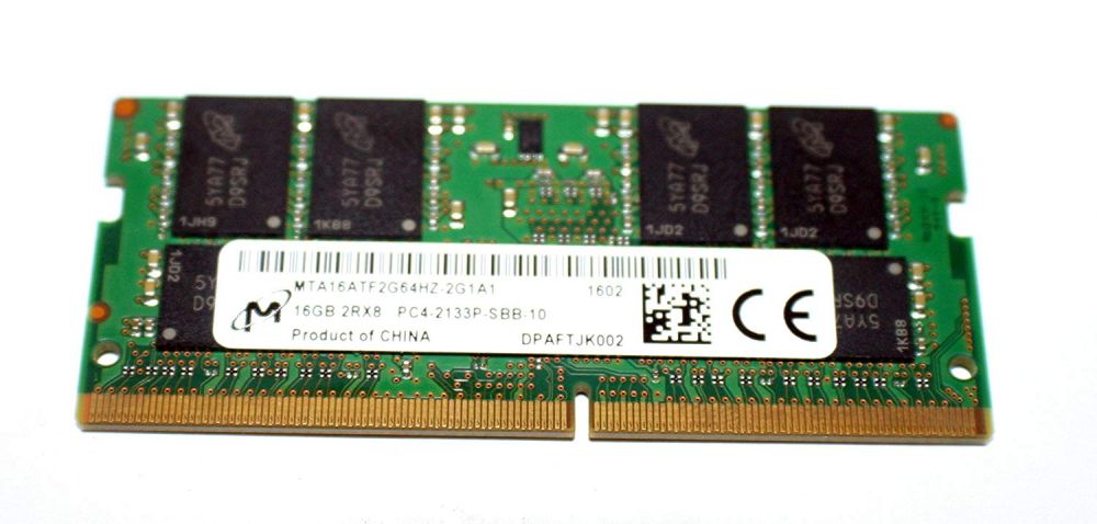 SODIMM DDR4 16GB 2133MHz pc-17000 Micron mta16atf2g64hz-2g1a1