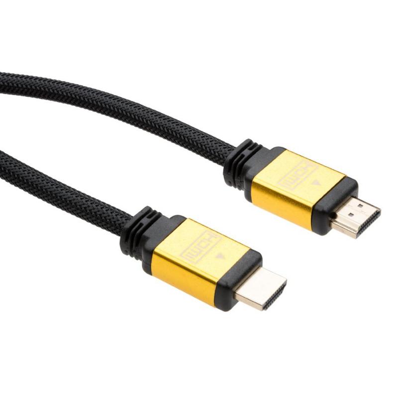 Кабель HDMI до HDMI 1.8 m V2.0 Vinga (VCPDCHDMI2VMM1.8BK)