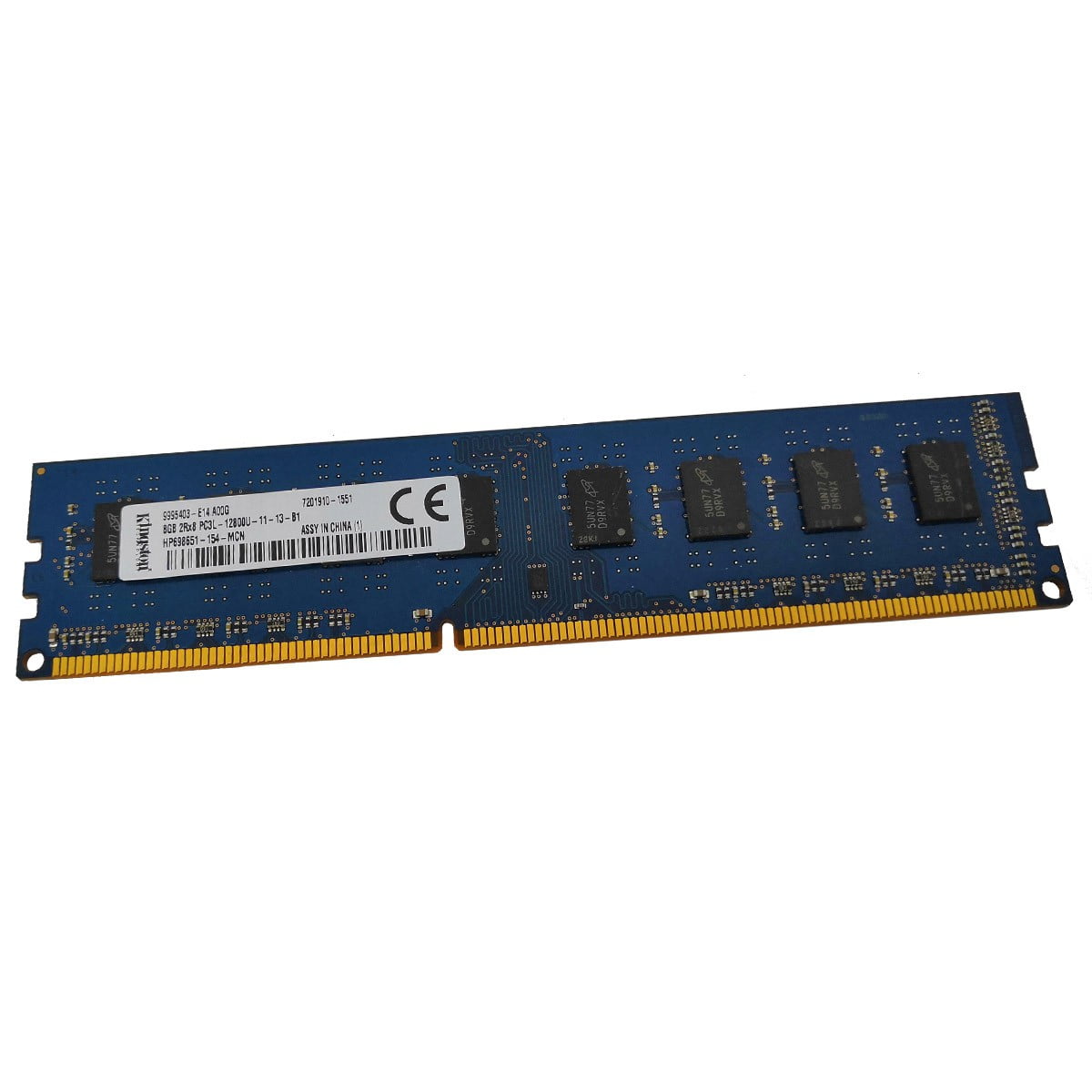 DIMM 8Gb DDR3L-1600 Kingston HP698651-154-MCN