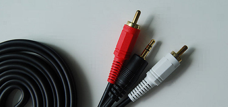 Аудіо кабель jack 3,5 - RCA тюльпан 3 метри