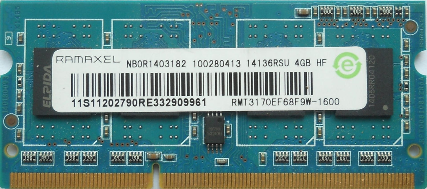 SODIMM 4Gb DDR3L-1600 Ramaxel RMT3170EF68F9W-1600