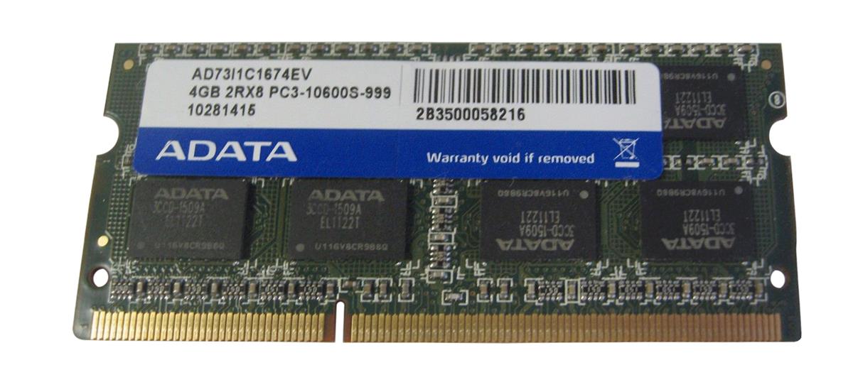 SODIMM 4Gb DDR3 ADATA AD73I1C1674EV – купить – Informatica