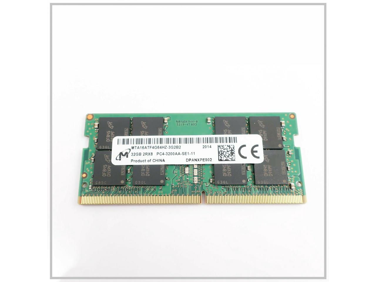 SODIMM 32Gb DDR4 3200MHz Micron MTA16ATF4G64HZ-3G2B2