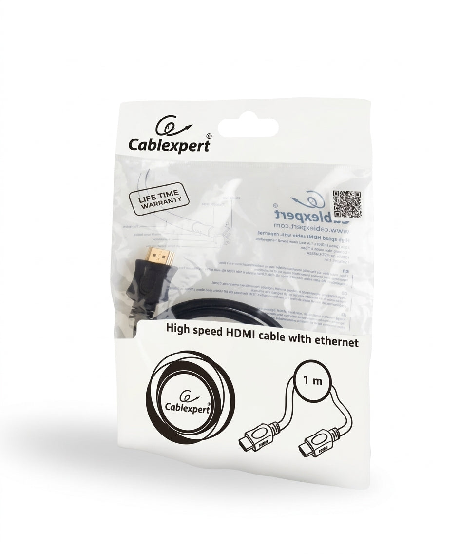 Cable HDMI to HDMI 1.0m Cablexpert (CC-HDMI4L-1M)