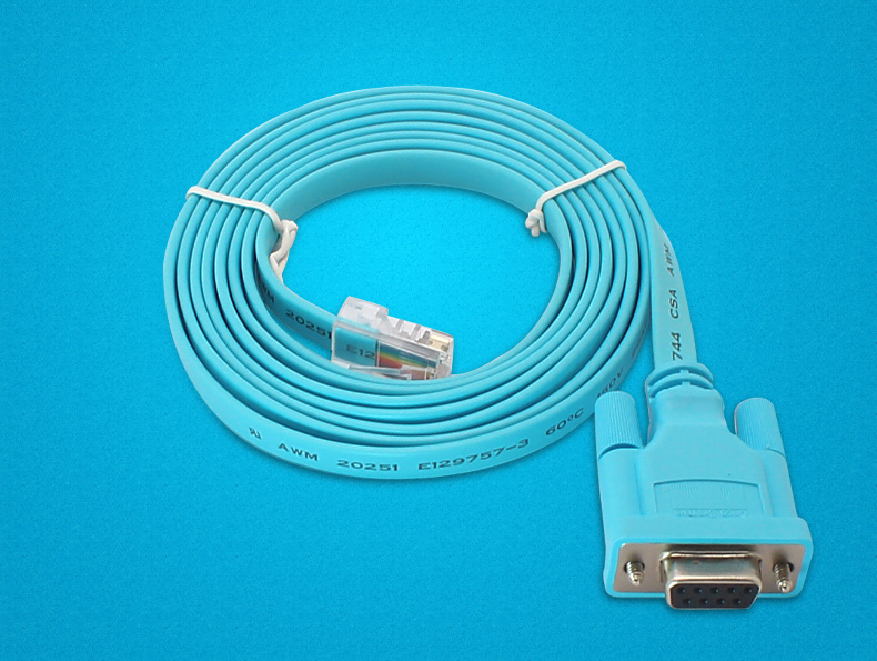 Консольный кабель для маршрутизатора Cisco; 1.5 м; RS232 to RJ45