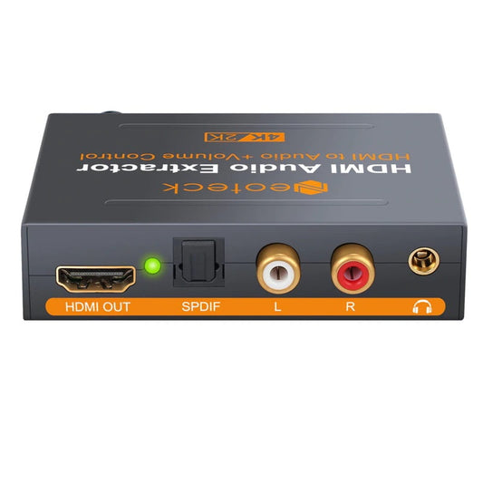 HDMI аудіо екстрактор to optical toslink/3.5mm/RCA; з регулятором гучності Neoteck