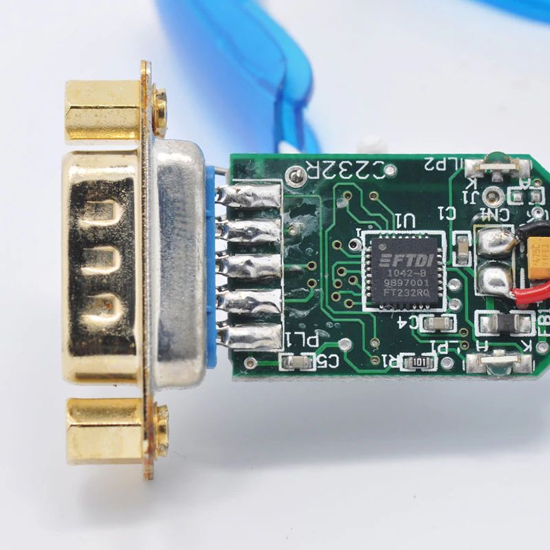 Кабель USB to RS232 FTDI 1 метр White