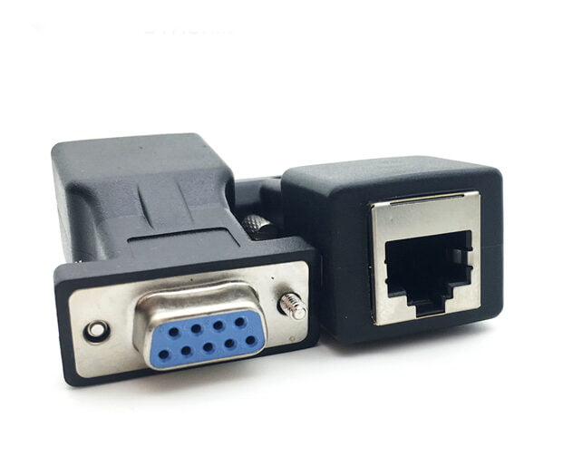 Переходник DB9 мама RS-232 в розетку RJ-45