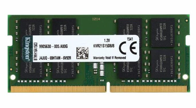 SODIMM DDR4 8GB 2133 MHz Kingston (KVR21S15D8/8)