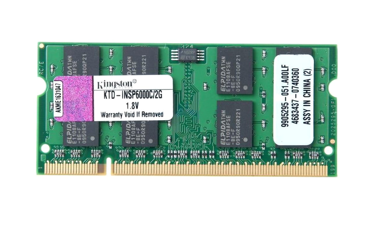 SODIMM 2Gb DDR2 800MHz PC-6400 Kingston KTD-INSP6000C/2G