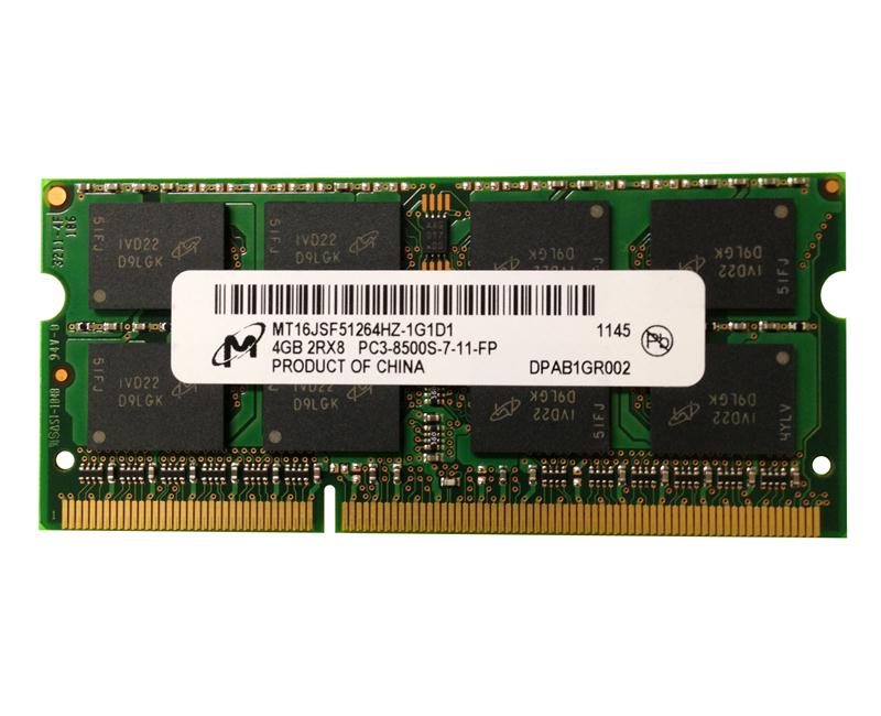SODIMM 4Gb DDR3 1066MHz Micron MT16JSF51264HZ-1G1D1