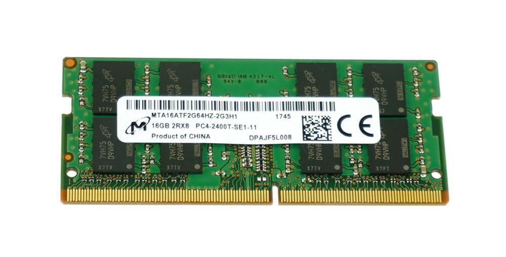 SODIMM DDR4-2400 16GB PC-19200 Micron mta16atf2g64hz-2g3h1