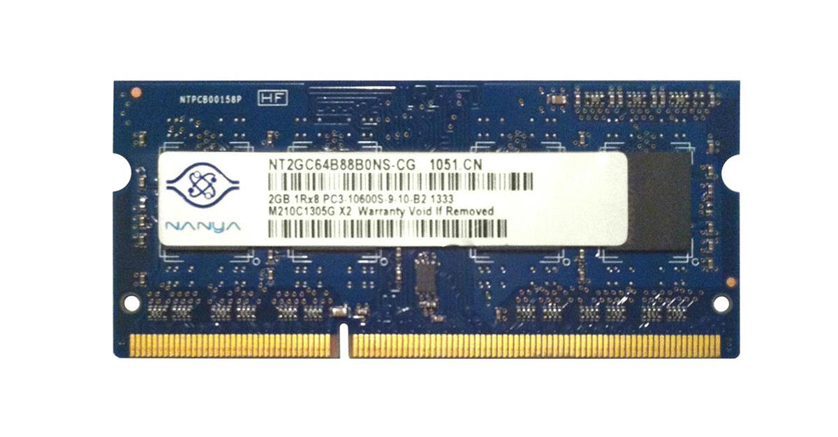 SODIMM 2Gb DDR3-1333 Nanya NT2GC64B88B0NS-CG