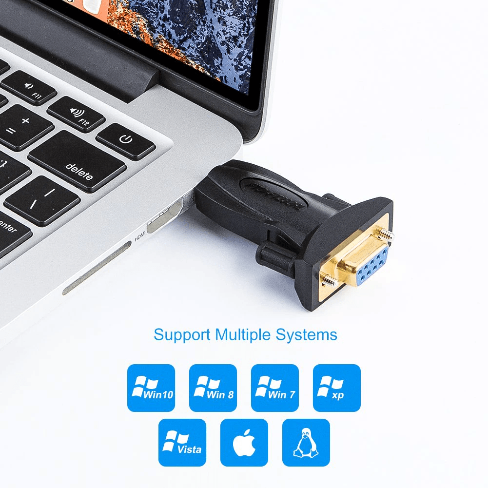 Перехідник USB to RS232 female (мама); PL2303; CableCreation