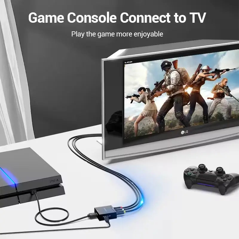 Конвертор HDMI to AV RCA (тюльпан) Vention