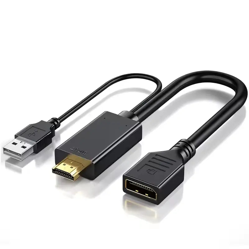 Конвертер HDMI to Displayport, 4K, HDMI 2.0