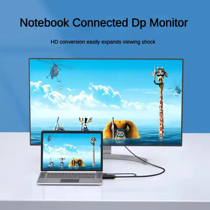 Кабель-конвертор HDMI to DisplayPort 4K 1.8м