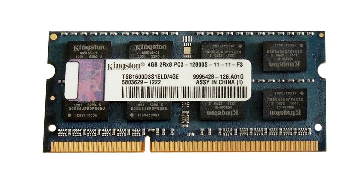 SODIMM 4Gb DDR3-1600 Kingston TSB1600D3S1ELD/4GE