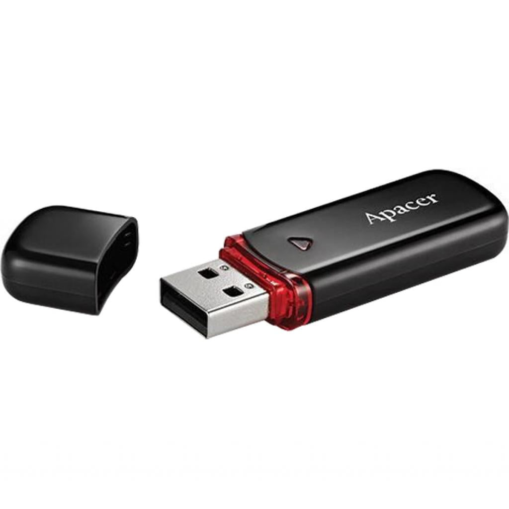 USB флеш накопитель Apacer 32GB AH333 Black USB 2.0 (AP32GAH333B-1)