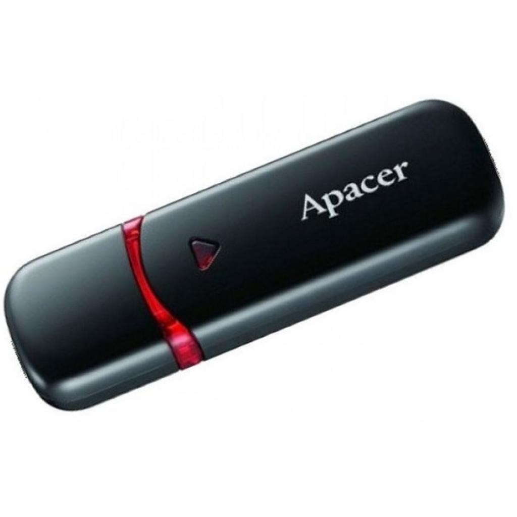 USB флеш накопитель Apacer 32GB AH333 Black USB 2.0 (AP32GAH333B-1)