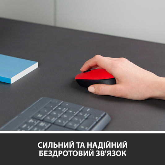 Мышка Logitech M171 Red (910-004641) – беспроводная оптическая мышь