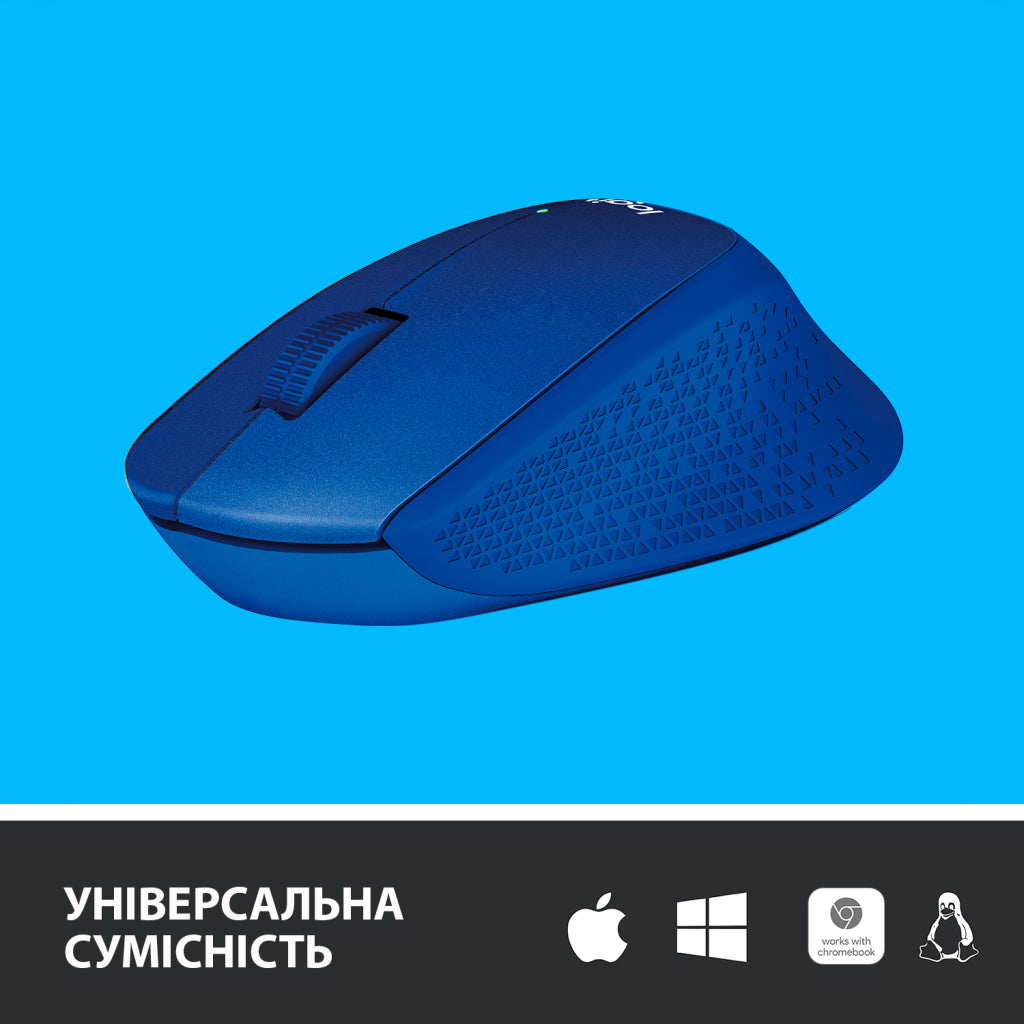 Мышка Logitech M330 Silent Plus Blue (910-004910)