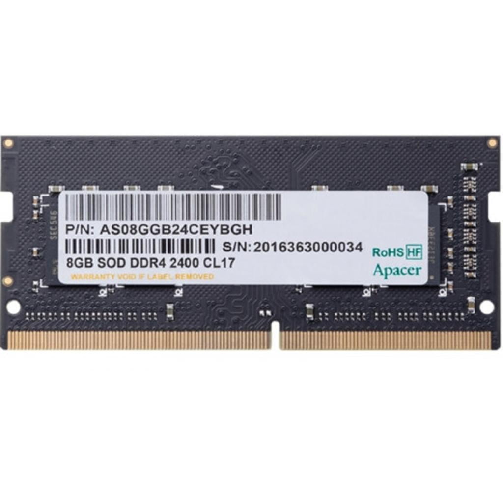 SoDIMM DDR4 8GB 2400 MHz Apacer (AS08GGB24CEYBGH) DDR4/8 GB/1/2400 MH