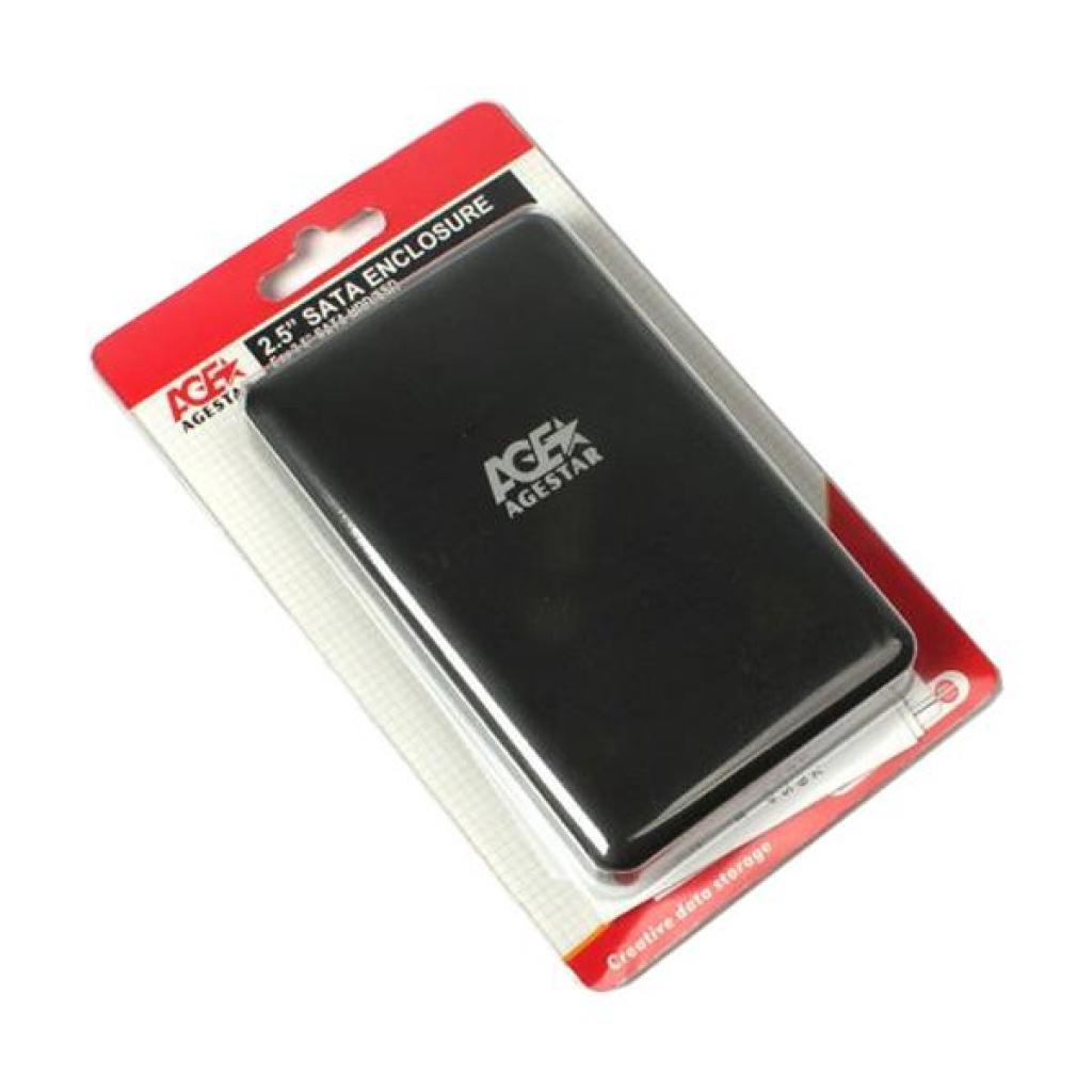 Карман AgeStar 3UBCP3 (black) 2.5'' HDD/SATA/1xUSB 3.0