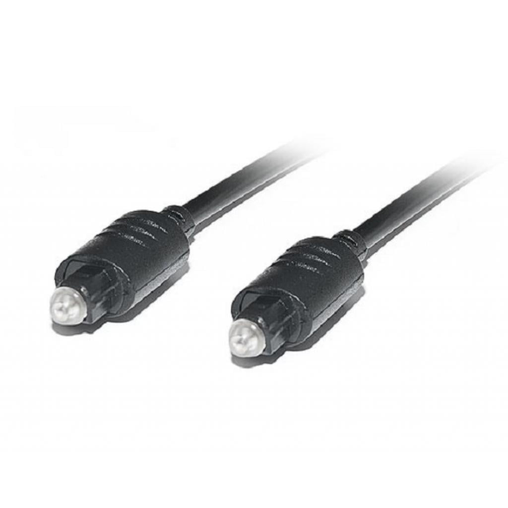 Кабель Optical Toslink MM 2m black REAL-EL (EL123500037)