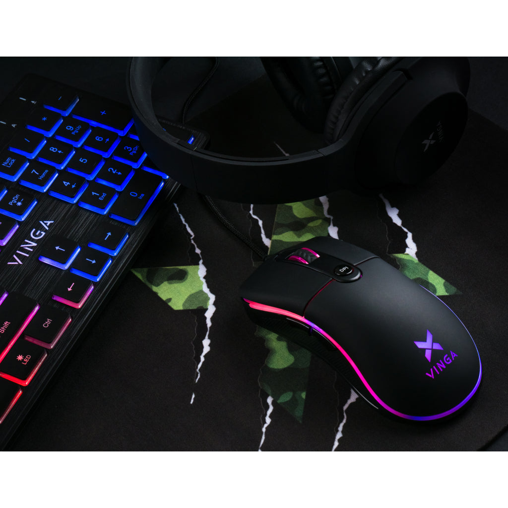 Мышка Vinga MSG-175 Black
