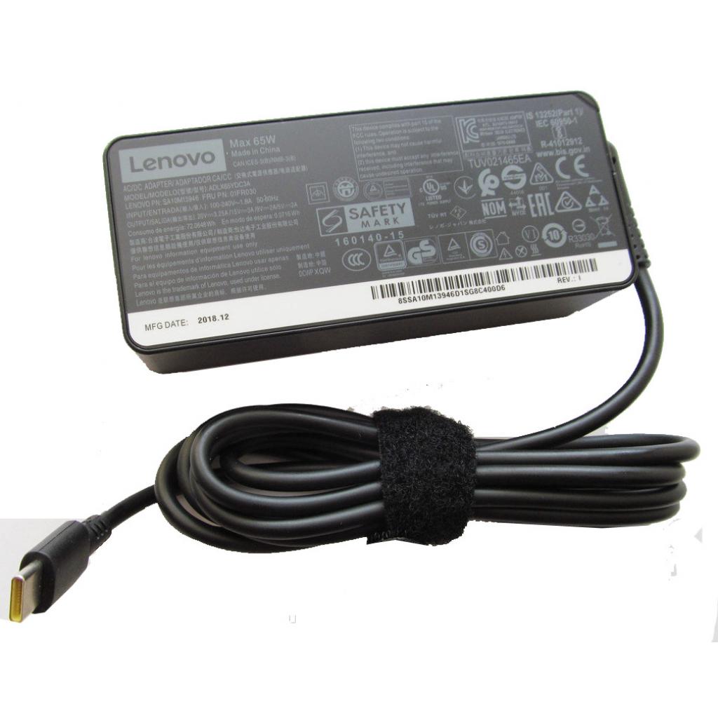 Адаптер питания для ноутбука Lenovo 65W 20V, 3.25A (ADLX65CLGC2A / A40263)