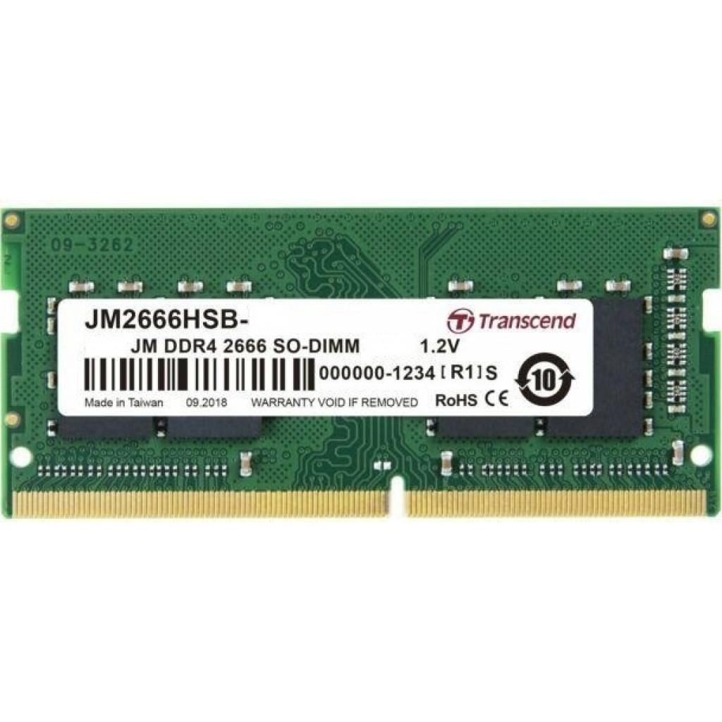SODIMM 16Gb DDR4 2666MHz PC4-21300 Transcend JM2666HSB-16G