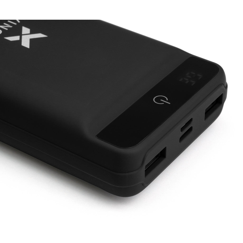 Универсальная батарея Vinga 20000 mAh QC3.0 Display soft touch black (VPB2QLSBK)