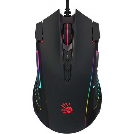 Мышка A4Tech Bloody J90s Black - Геймерская проволочная мышка с 8000 dpi