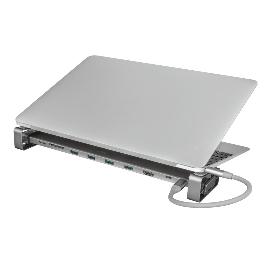 Концентратор Trust Dalyx Aluminium 10-in-1 USB-C Multi-Port Dock (23417_TRUST)