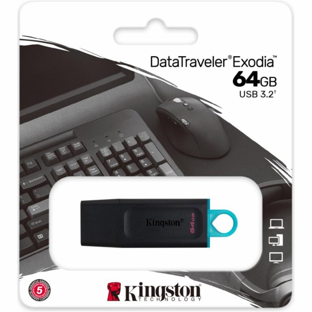 USB флеш накопичувач Kingston 64GB DataTraveler Exodia (DTX/64GB)