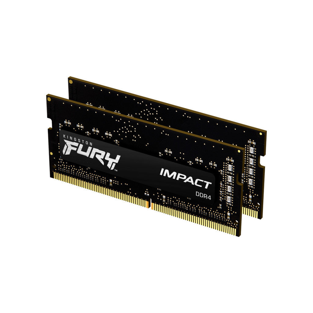 Модуль памяти SoDIMM DDR4 16GB (2x8GB) 3200MHz Fury Impact Kingston Fury (KF432S20IBK2/16)