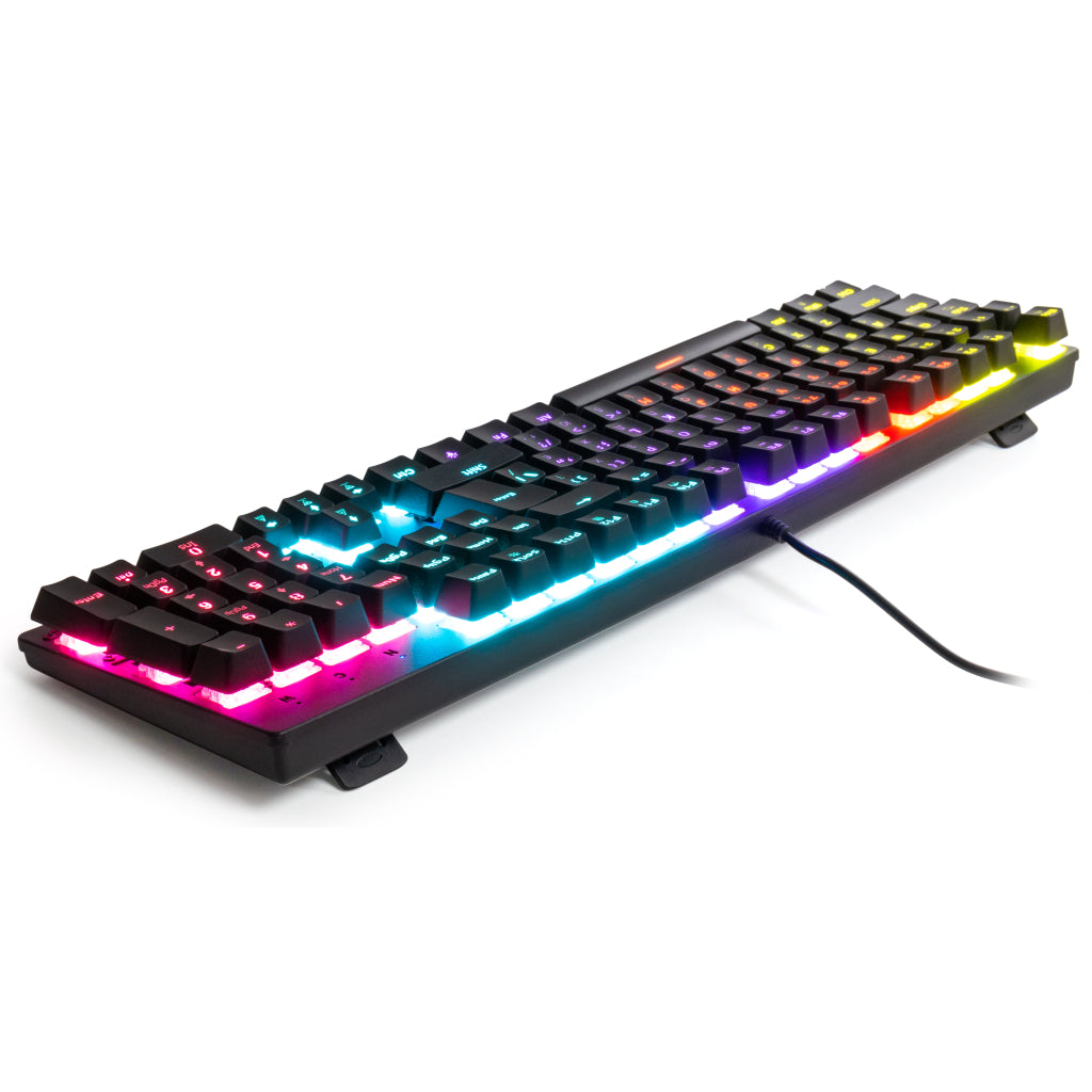 Клавіатура Vinga KBGM-100 LED Blue Switch USB Black