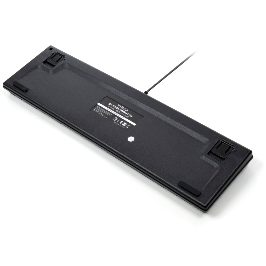 Клавіатура Vinga KBGM-100 LED Blue Switch USB Black