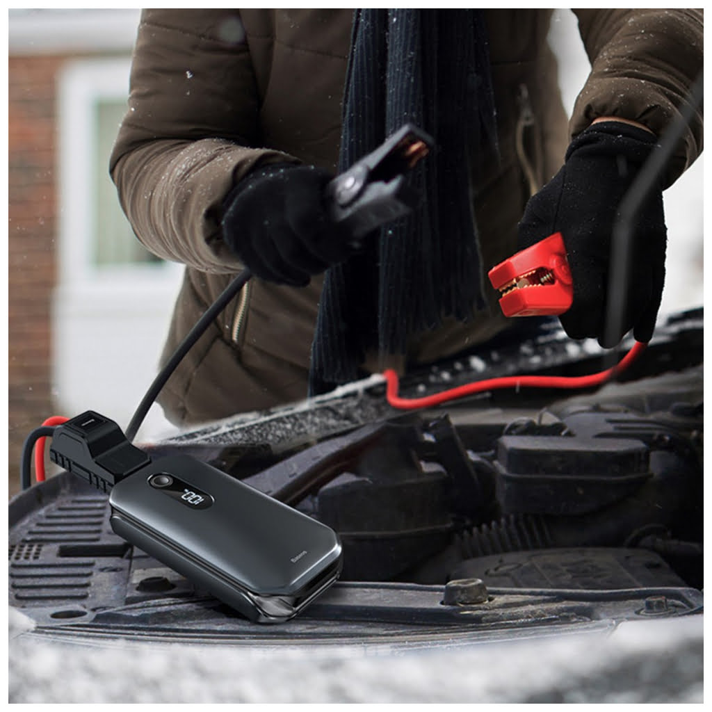Батарея універсальна Baseus 12000mAh Super Energy Pro Car Jump Starter Black (CRJS03-01)