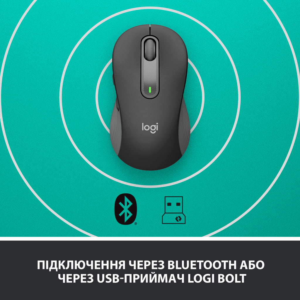 Мышка Logitech Signature M650 Wireless Graphite (910-006253)