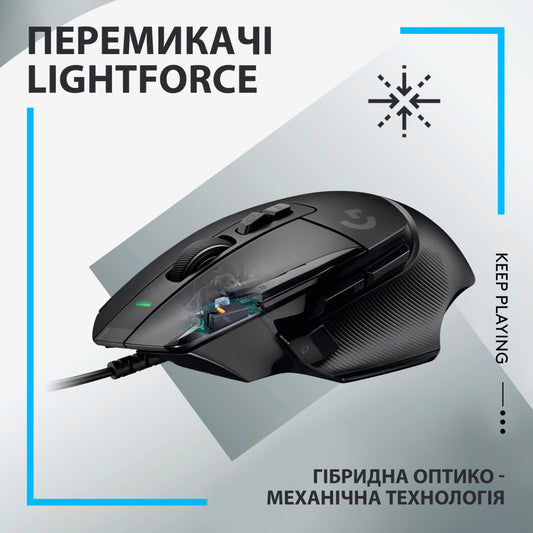 Мышь Logitech G502 X USB Black (910-006138)