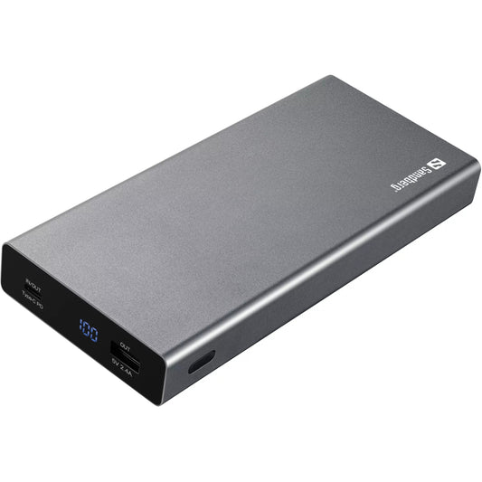 Батарея универсальная Sandberg 20000mAh, PD/88W+12W, USB-C, USB-A output: 5V/2.4A (420-52)