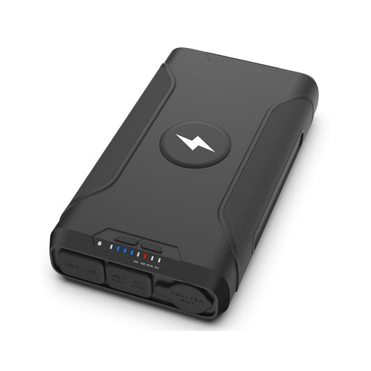 Универсальная батарея PowerPlant 68400mAh, PD/60W, DC 12-24V, 9 коннекторов, QC/3.0, USB-C*2, USB-A, Wireless (PB930456)