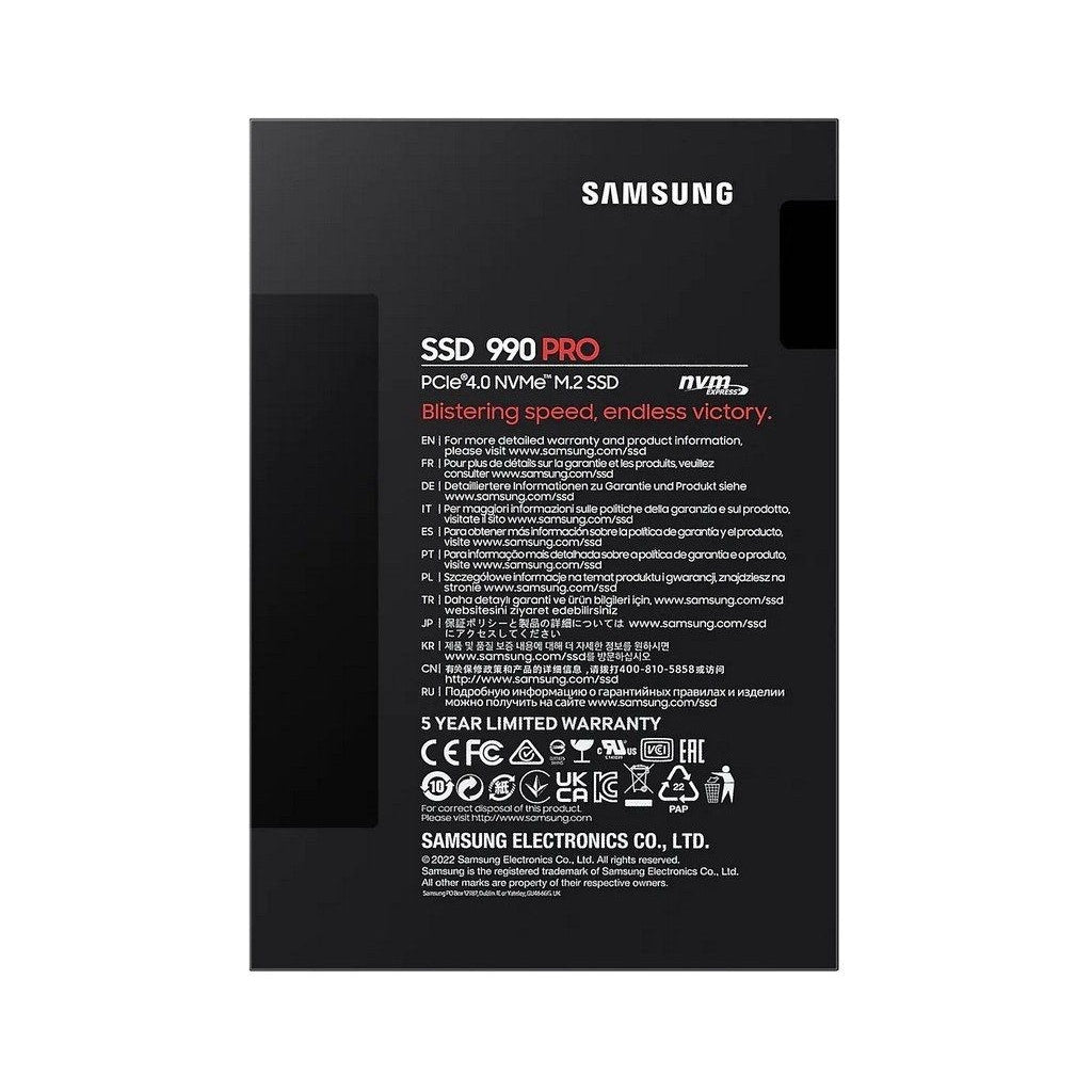 Накопичувач SSD M.2 2280 2TB 990 PRO Samsung
