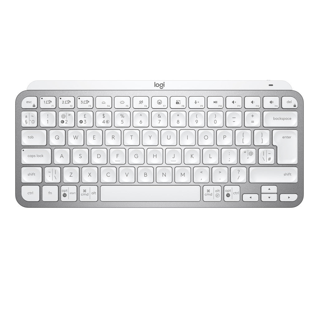 Клавиатура Logitech MX Keys Mini Wireless Illuminated RU Pale Grey (920-010499)